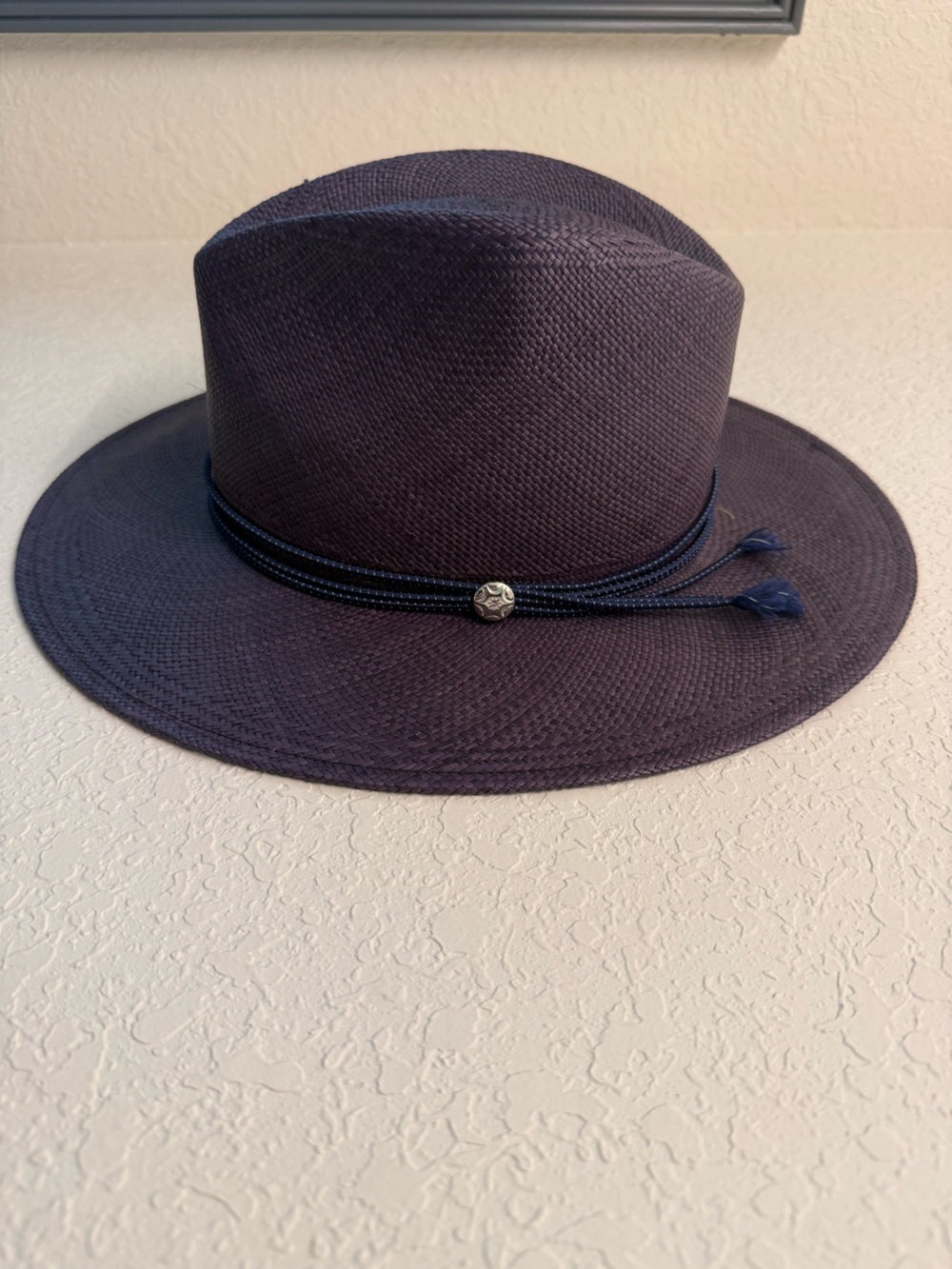 Rate Stetson Four Points Hat in Navy with Rope Band - XL (7 1/2 - 7 5/8)